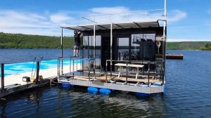 Хаусбот строительство. Houseboat 8