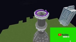 Останкинская телебашня майнкрафт/таймлапс строительство/часть 2