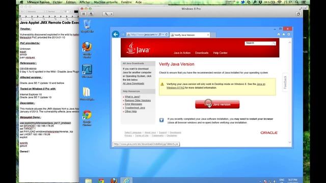 CVE-2013-0422 Java Applet JMX RCE Metasploit Demo смотреть онлайн