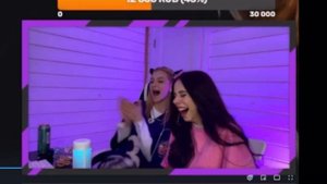 Момент со стрим Аллен и Лии