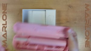 Распаковка набора электрических звуковых зубных щеток Marlone А5 Розовая - Черная