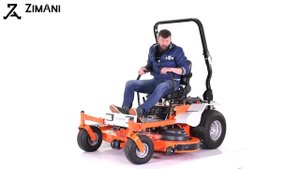 Обзор на садовый райдер ZimAni XT5 152 Pro с нулевым радиусом разворота