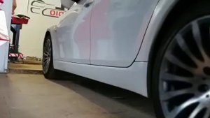 BMW E60 замена линз на Bi Led (светодиодные линзы)