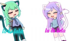 Лана и Джессика Мяу поют/🤭/