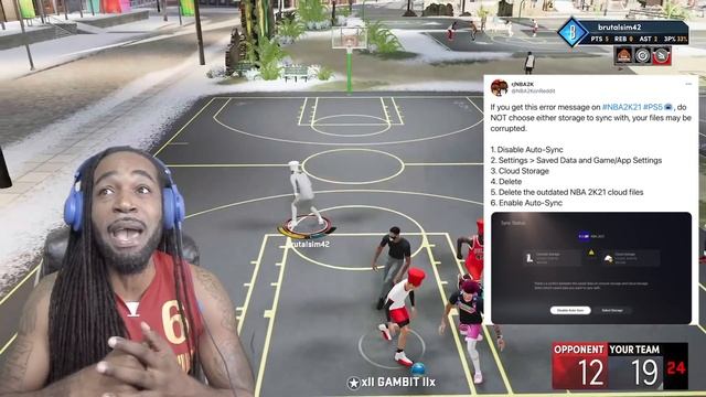 NBA 2K21 NEXT GEN - HOW TO FIX ERROR MESSAGE AND AVOID CORRUPT FILES! (PS5 & XBOX SERIES X) смотреть онлайн