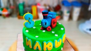 Паровозик из Ромашкова. Фигурка из мастики/Train from Romashkova.The figure of mastic Я - ТОРТодел!