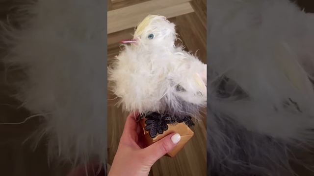 Птица своими руками , поделка в сад смотреть онлайн