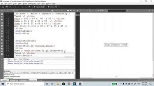 LaTeX Crash Course in Tamil: Table, LongTable, WrapTable, SidewaysTable. How to Create Tables in Te