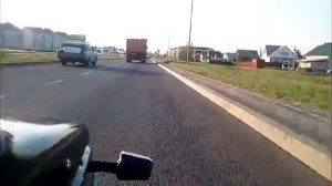 Покатушки на мопеде Alpha с люлькой