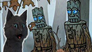 МОСТ ИЗ ИСТУКАНОВ СКАЗКА ПРО ДЕТЕЙ С ГОВОРЯЩИМ СУПЕР КОТОМ ? ЧАСТЬ 4 ? Creepy Tale 2