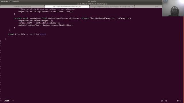 Serialization And Deserialization using Serializable Interface In Java
