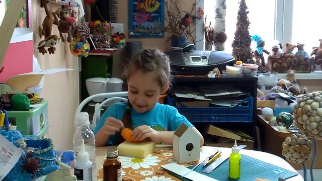 МИНЬОН СВОИМИ РУКАМИ MINION HAND MADE И ПТИЧКА В СКВОРЕЧНИКЕ