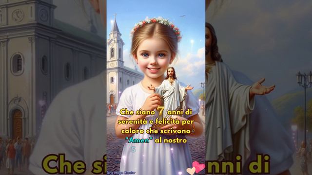 Che siano 7 anni di serenità e felicità per coloro che scrivono Amen al nostro Signore Gesù   #gesù