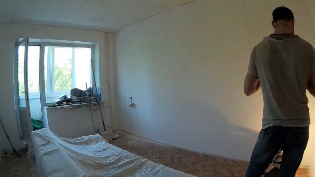 Косметический ремонт комнаты - ускоренная съемка Ремонт квартир Омск