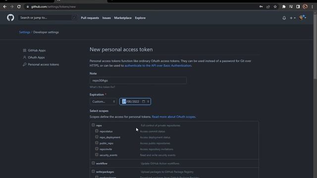 Como generar un token en github смотреть онлайн