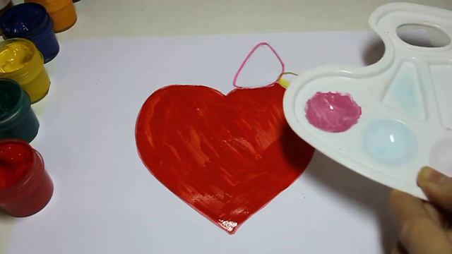 Рисуем Сердечко СЕРДЦЕ Видео для детей