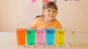 DIY Делаем Цветную воду! Видео для Детей Опыты и научные Эксперименты учим цвета