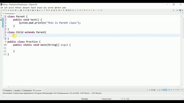 Method overriding with Exception Handling in java || part 1 || Shyam Sundar смотреть онлайн