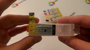 Перезаправляемые картриджи без чипов для Canon iP7240