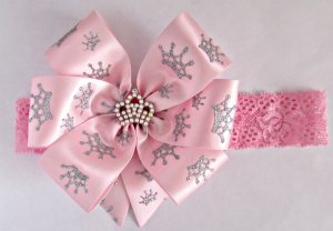 Праздничная повязочка для малышки МК