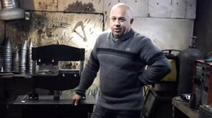 Новый пресс для гибки лопастей винтовых свай Максопресс шнек.