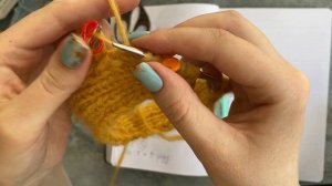 Мастер-класс Кардиган регланом сверху с цельновязаной планкой на пуговицах Часть 2