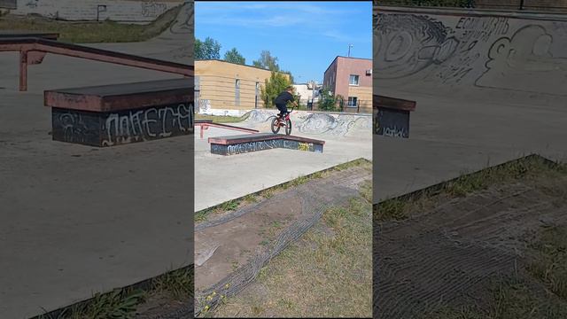 Новый трюк walltop на bmx. Кирилл Попов