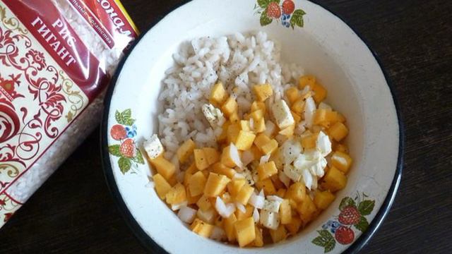 Самса с тыквой и рисом