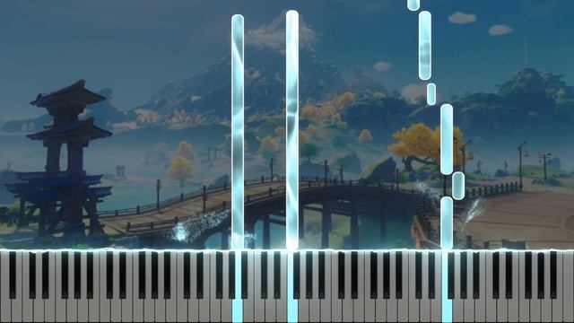 Genshin Impact - Fragile Fantasy (Piano Tutorial + Sheets) смотреть онлайн