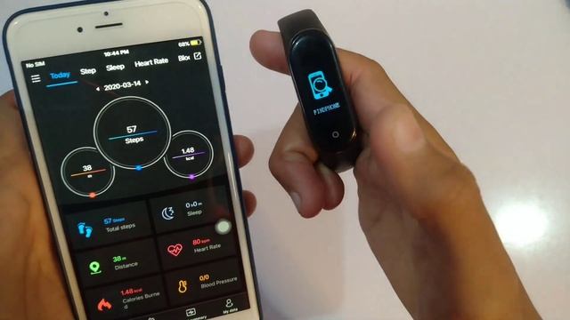 How to Set Date And Time In M4 Fitness Band| Smart Bracelet Connect To Phone with lefun app in hind смотреть онлайн