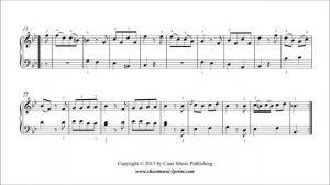 Mozart : Allegro in B flat Major, K 3