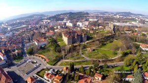 Guimarães Castle - Ducal Palace aerial view