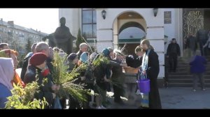 Вербное воскресенье. Праздник.Покровский собор.Запорожье 21.4.2019.