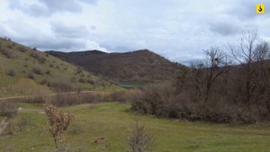 Крым. Белогорский район. Горлинское водохранилище. Самое живописное и... самое полное в Крыму.