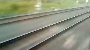 Станция Потьма из окна скорого поезда