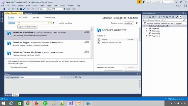 Selenium WebDriver Tutorials with C#
