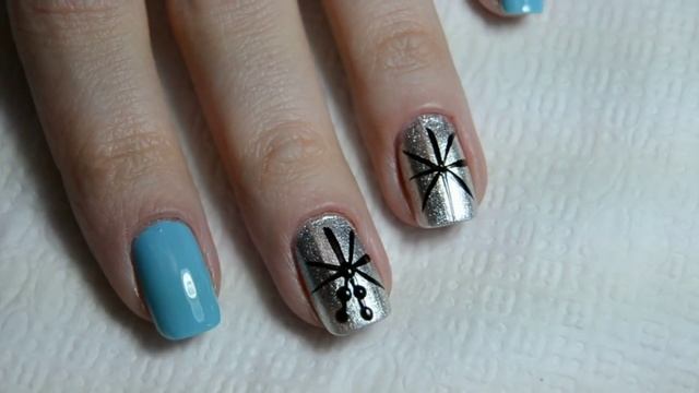 Winter Dotting Nail Art Tutorial / Дизайн ногтей на Новый Год дотсом смотреть онлайн