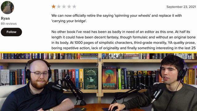 Reading ONE STAR Reviews | The Stormlight Archive смотреть онлайн