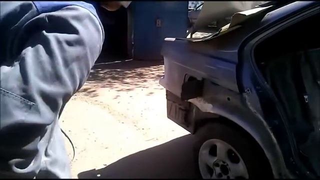 самодельный пескаструй в деле