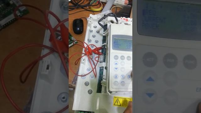 ABB ACS 800  7.5kW 19A VFD lost program repaired