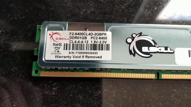 G.Skill DIMM 2 GB DDR2-800 Kit - F2-6400CL4D-2GBPK смотреть онлайн