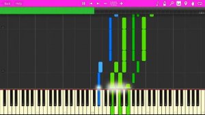 Edward MacDowell - Woodland Sketches - 01 - To a Wild Rose [Synthesia Piano Tutorial]