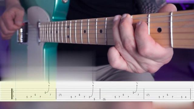 The Rhythm Pattern For Damn Right, I've Got The Blues By Buddy Guy With Tabs ()