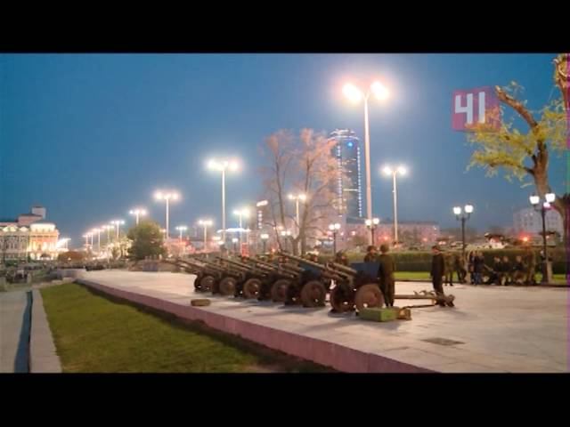 Праздничный салют в Екатеринбурге 9 мая