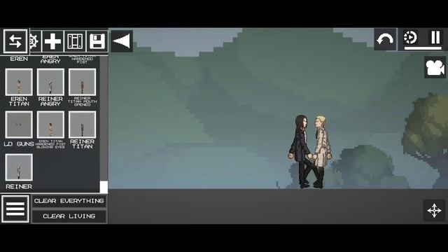 EREN vs REINER EPIC FIGHT! | Melon Playground Mod смотреть онлайн