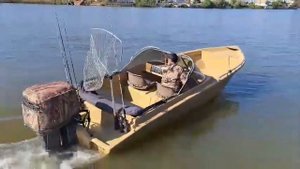Лодка КАСПИЙ, мотор Yamaha 115л/с