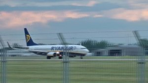 Ryanair in airport Ostrava Mošnov