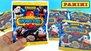 Сюрпризы в пакетиках MONSTERS MIX от PANINI! СТРАШНЫЕ и ОПАСНЫЕ ИГРУШКИ Surprise unboxing