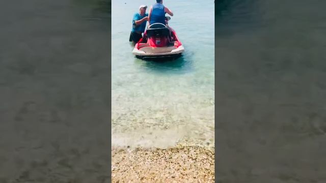 Водный мотоцикл гидроцикл на море. Мечта детства. Мой первый опыт