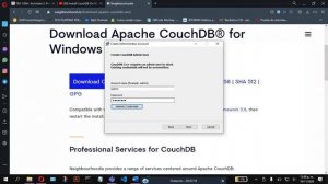 2021 Instalación de CouchDB en Windows